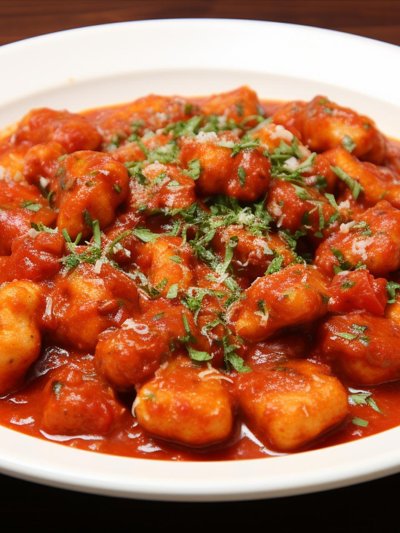 Nhoque ao molho sugo