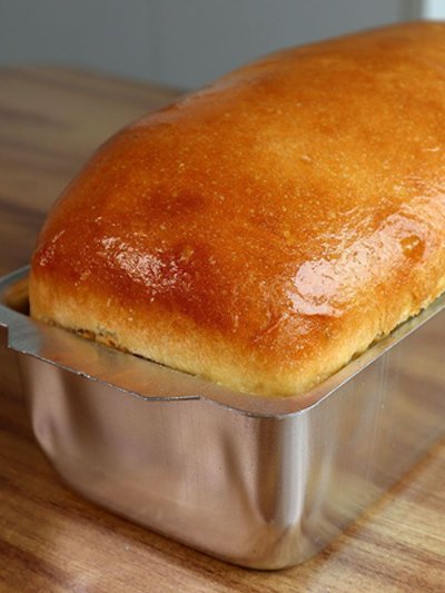 Pao caseiro amanteigado